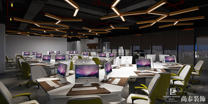 絲路天地 | 750㎡陽光科創(chuàng)寫字樓辦公室裝修工程實景